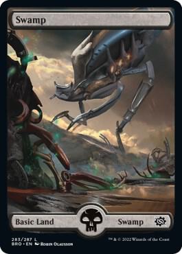 Swamp - Full Art 283 card from The Brothers' War