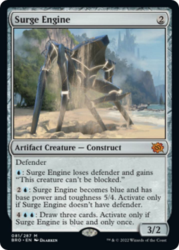 Surge Engine 81 card from The Brothers' War