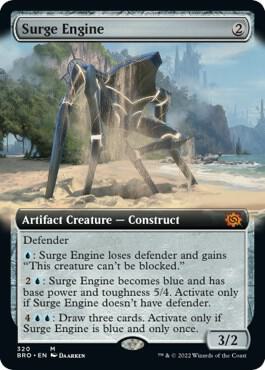 Surge Engine (Extended Art) 320 card from The Brothers' War
