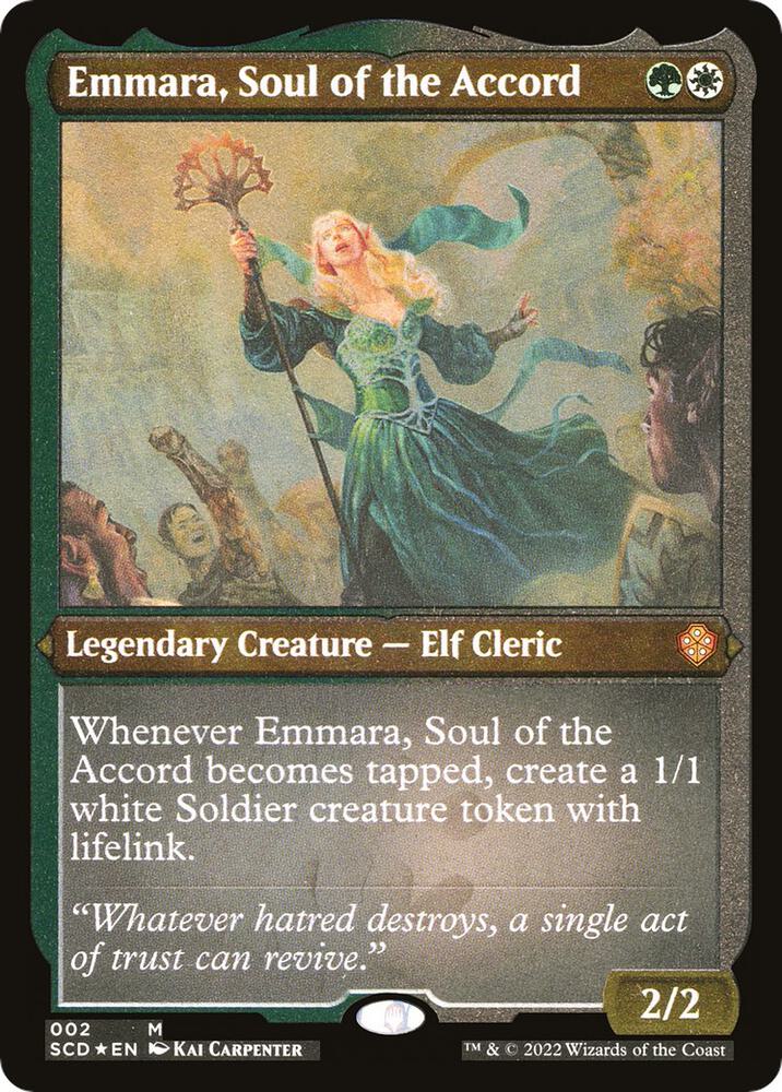 Emmara, Soul of the Accord (Foil Etched) 2 card from Starter Commander Decks