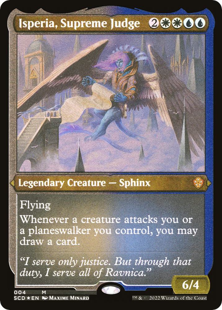 Isperia, Supreme Judge (Foil Etched) 4 card from Starter Commander Decks