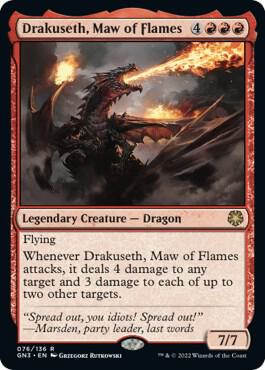 Drakuseth, Maw of Flames 76 card from Magic Game Night: Free-For-All