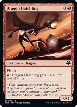 Dragon Hatchling 72 card from Magic Game Night: Free-For-All