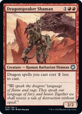 Dragonspeaker Shaman 75 card from Magic Game Night: Free-For-All