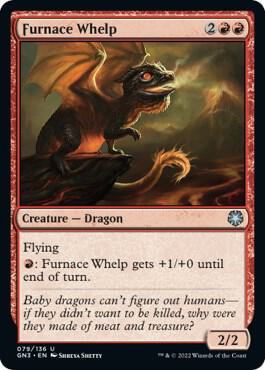 Furnace Whelp 79 card from Magic Game Night: Free-For-All