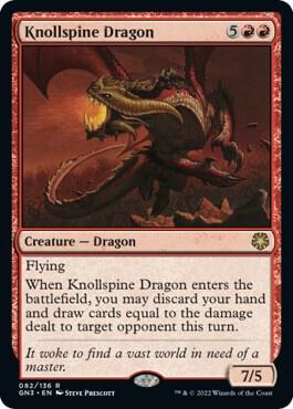 Knollspine Dragon 82 card from Magic Game Night: Free-For-All