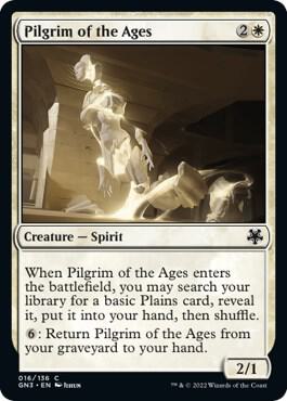 Pilgrim of the Ages 16 card from Magic Game Night: Free-For-All
