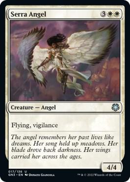 Serra Angel 17 card from Magic Game Night: Free-For-All