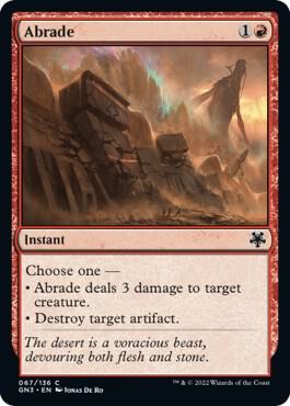 Abrade 67 card from Magic Game Night: Free-For-All