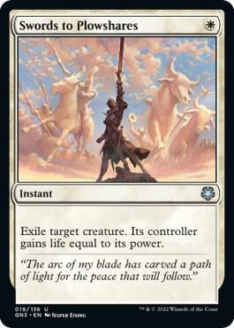 Swords to Plowshares 19 card from Magic Game Night: Free-For-All