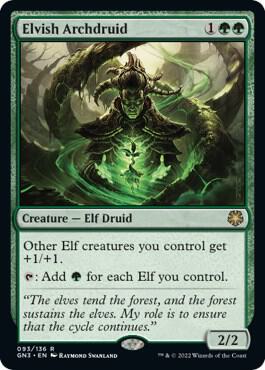 Elvish Archdruid 93 card from Magic Game Night: Free-For-All