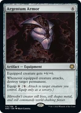 Argentum Armor 113 card from Magic Game Night: Free-For-All