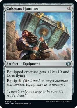 Colossus Hammer 115 card from Magic Game Night: Free-For-All