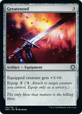 Greatsword 116 card from Magic Game Night: Free-For-All