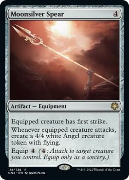 Moonsilver Spear 118 card from Magic Game Night: Free-For-All