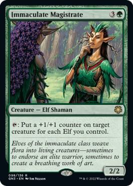 Immaculate Magistrate 98 card from Magic Game Night: Free-For-All