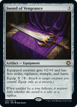 Sword of Vengeance 120 card from Magic Game Night: Free-For-All