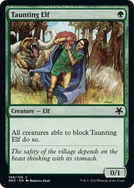 Taunting Elf 108 card from Magic Game Night: Free-For-All