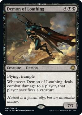 Demon of Loathing 45 card from Magic Game Night: Free-For-All