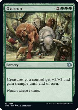Overrun 103 card from Magic Game Night: Free-For-All