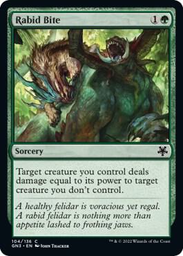 Rabid Bite 104 card from Magic Game Night: Free-For-All