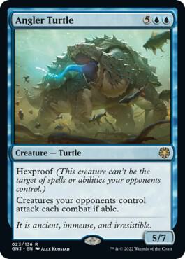 Angler Turtle 23 card from Magic Game Night: Free-For-All