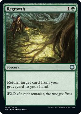 Regrowth 106 card from Magic Game Night: Free-For-All