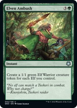 Elven Ambush 92 card from Magic Game Night: Free-For-All