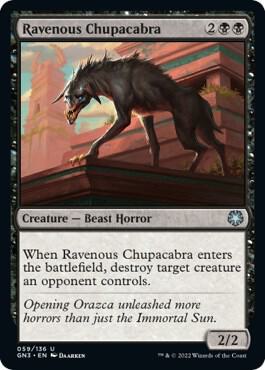 Ravenous Chupacabra 59 card from Magic Game Night: Free-For-All