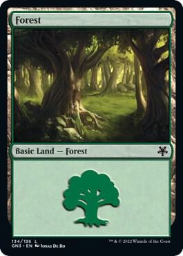 Forest 134 card from Magic Game Night: Free-For-All