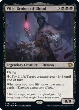 Vilis, Broker of Blood 63 card from Magic Game Night: Free-For-All