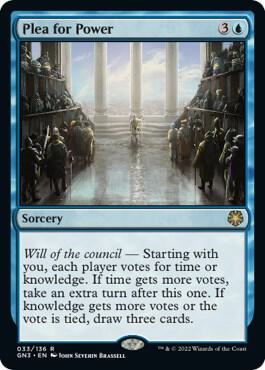 Plea for Power 33 card from Magic Game Night: Free-For-All