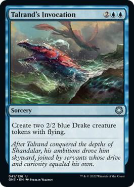Talrand's Invocation 41 card from Magic Game Night: Free-For-All