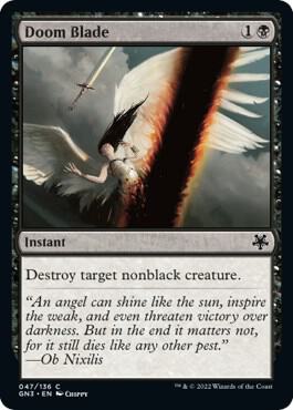 Doom Blade 47 card from Magic Game Night: Free-For-All