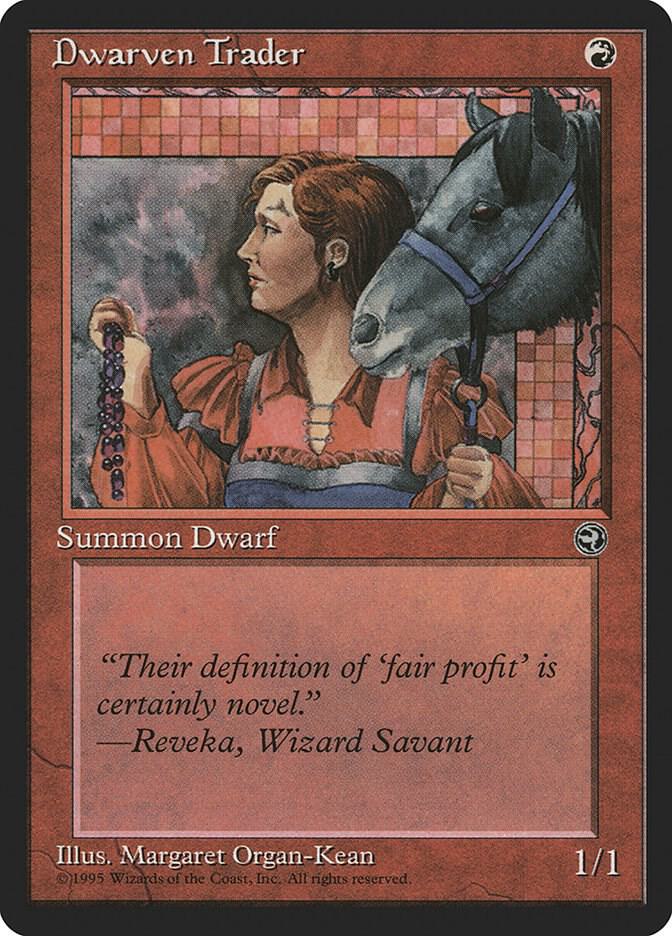 Dwarven Trader card from Homelands