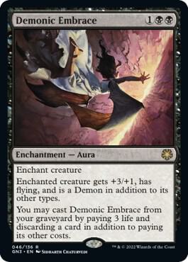 Demonic Embrace 46 card from Magic Game Night: Free-For-All