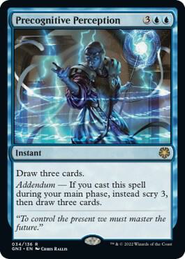 Precognitive Perception 34 card from Magic Game Night: Free-For-All