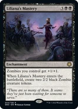 Liliana's Mastery 54 card from Magic Game Night: Free-For-All