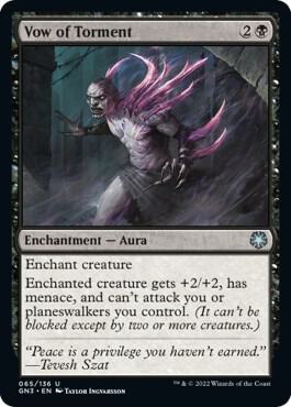 Vow of Torment 65 card from Magic Game Night: Free-For-All