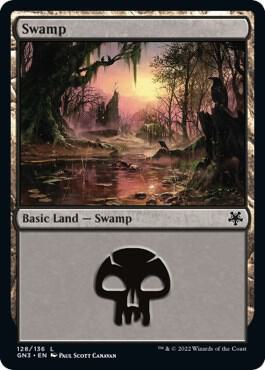 Swamp 128 card from Magic Game Night: Free-For-All