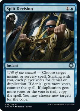 Split Decision 39 card from Magic Game Night: Free-For-All