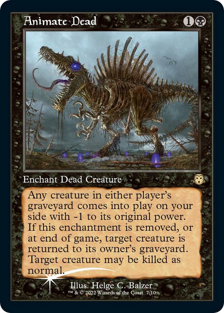 Animate Dead 7 card from Judge Promos
