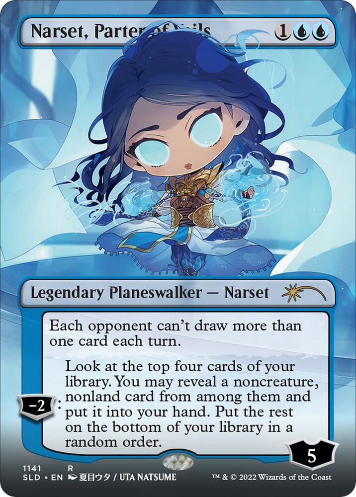 Narset, Parter of Veils 1141 card from Secret Lair Drop Series