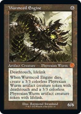 Wurmcoil Engine 63 card from The Brothers' War: Retro Frame Artifacts