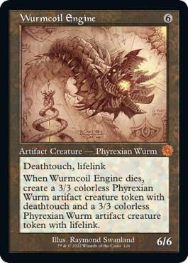 Wurmcoil Engine (Schematic) 126 card from The Brothers' War: Retro Frame Artifacts