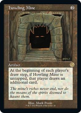 Howling Mine 20 card from The Brothers' War: Retro Frame Artifacts