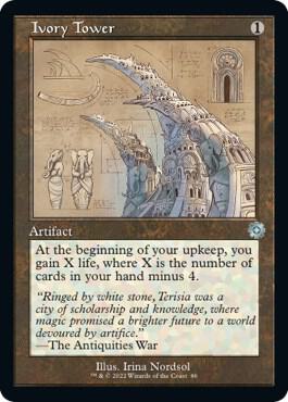 Ivory Tower (Schematic) 86 card from The Brothers' War: Retro Frame Artifacts