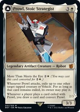 Prowl, Stoic Strategist 1 card from Universes Beyond: Transformers
