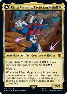 Ultra Magnus, Tactician 15 card from Universes Beyond: Transformers