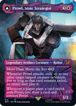 Prowl, Stoic Strategist (Shattered Glass) 16 card from Universes Beyond: Transformers